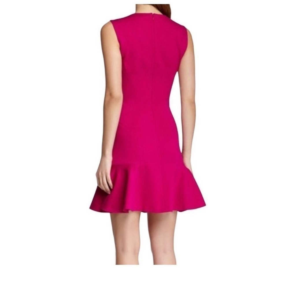 Diane von Furstenberg Jaelyn pink sleeveless flare bottom dress - Picture 2 of 10